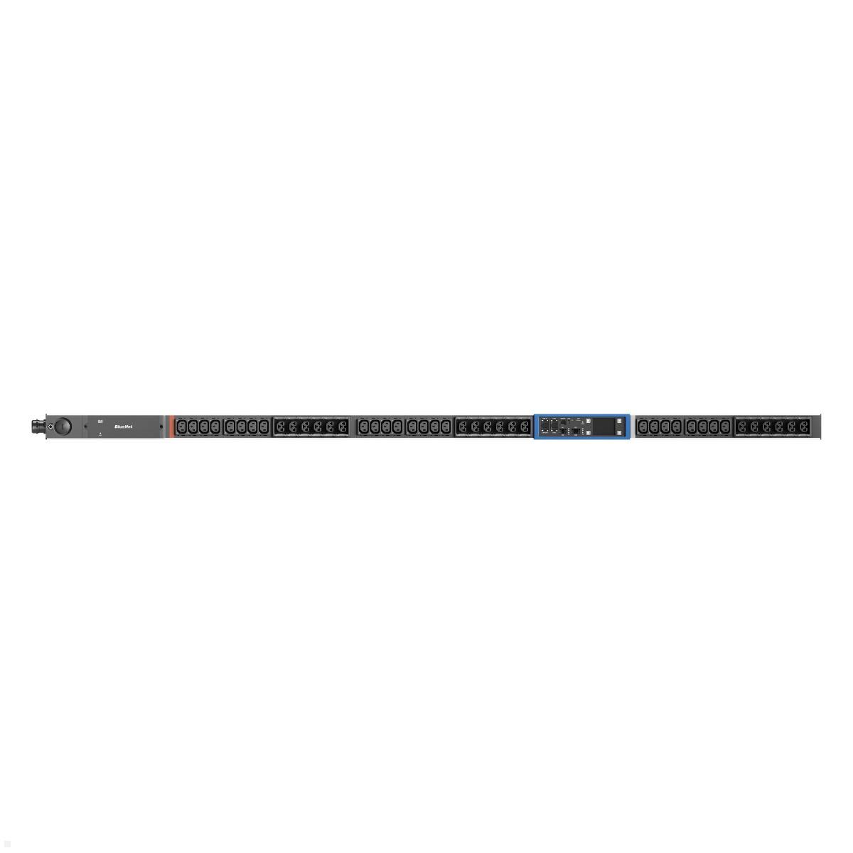 Bachmann BN PRO S Switched - 16A Rack PDU mit 24xC13 18xCombo, 3,0m CEE 16A/5p (BM0024774), Switched PDU C13 Combo
