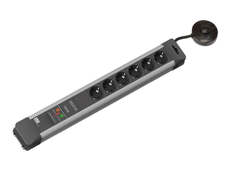 Bachmann CONNECTUS 6x Steckdose, Überspannungsschutz (330.153) Bachmann CONNECTUS 6x Steckdose, Überspannungsschutz (330.153)