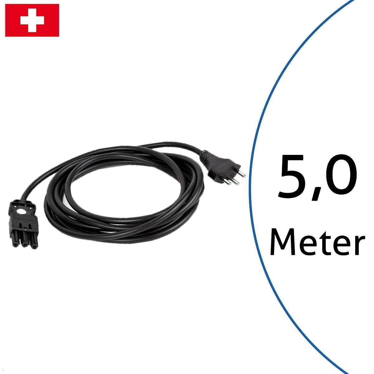 Bachmann Gerätezuleitung Kabel CH Schweiz GST18 5m (375.018) Bachmann Gerätezuleitung Kabel CH Schweiz GST18 5m (375.018)