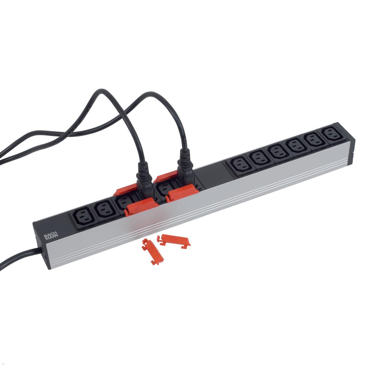 Bachmann IT PDU 19Zoll Steckdosenleiste 11-fach 8x C13, 3x C19, 1HE (800.2332) Alu Profil Bachmann IT PDU 19Zoll Steckdosenleiste 11-fach 8x C13, 3x C19, 1HE (800.2332) Alu Profil