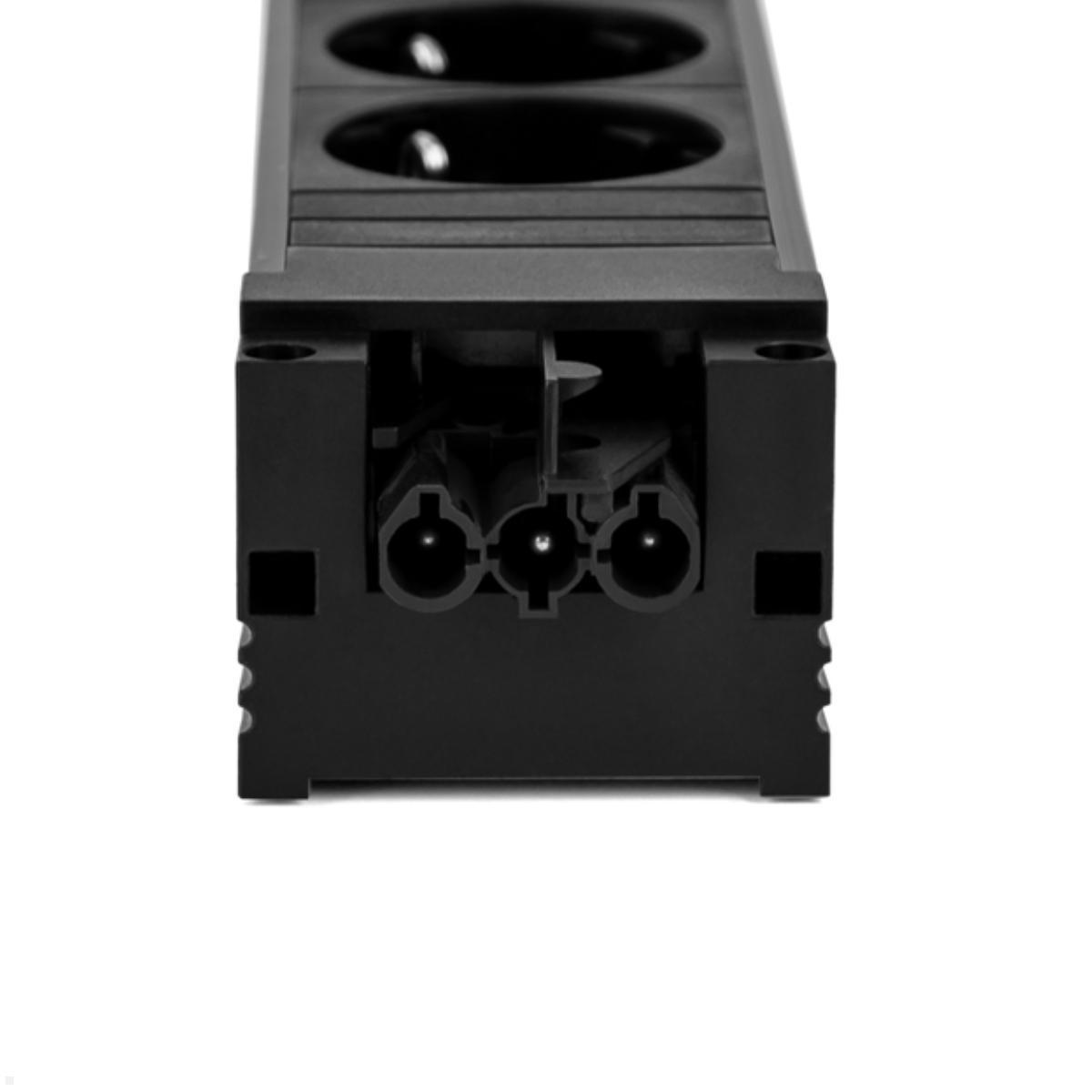 Bachmann STEP BASE 5-fach Steckdosenleiste mit GST18 (906.18821) mit GST18i3 Bachmann STEP BASE 5-fach Steckdosenleiste mit GST18 (906.18821) mit GST18i3