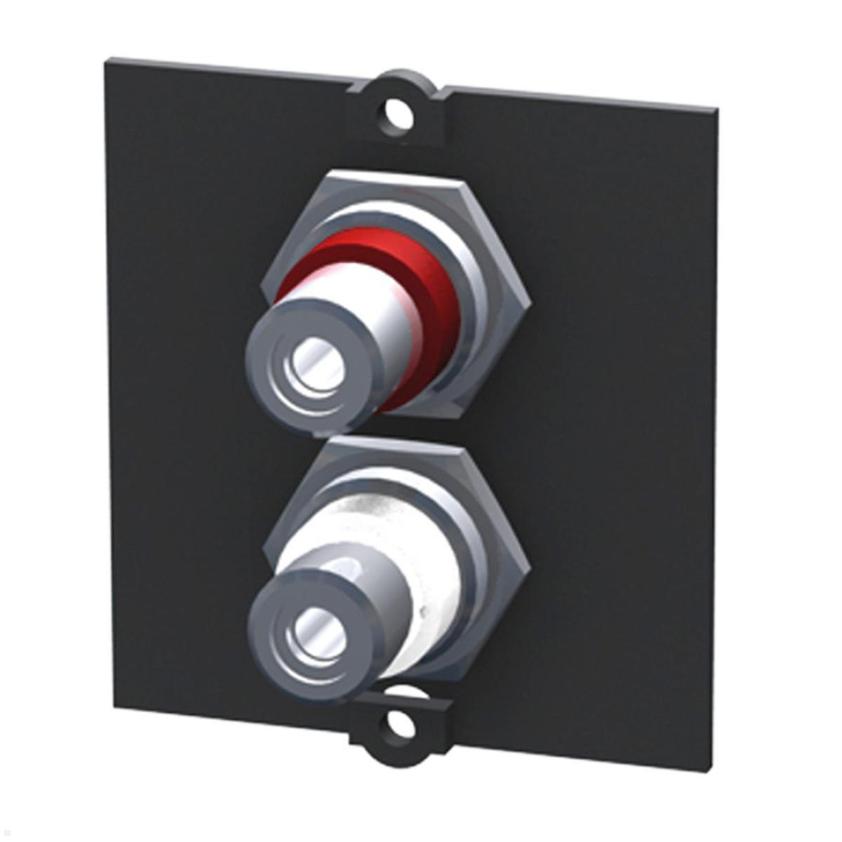 Bachmann Custom Modul 1x Cinch Audio Stereo rot und weiss (917.022) Bachmann Custom Modul 1x Cinch Audio Stereo rot und weiss (917.022)