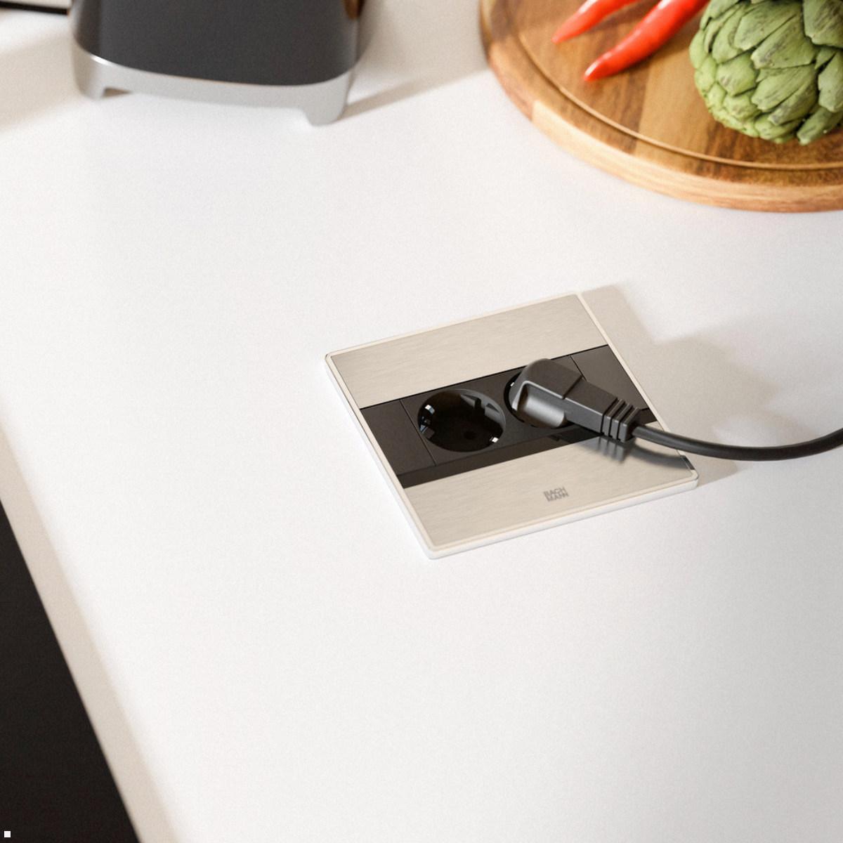 Bachmann SENSE Einbausteckdose 2x Steckdose (7)