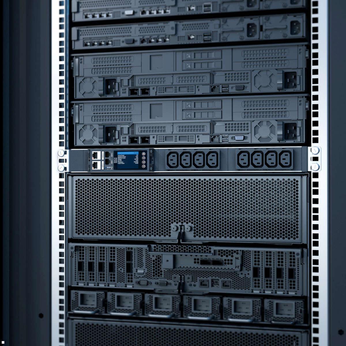 Bachmann BN ESSENTIAL Metered - 16/3p Rack PDU mit 24xC13, 3xC19 & Display (BM0024222), Anwendungsbeispiel
