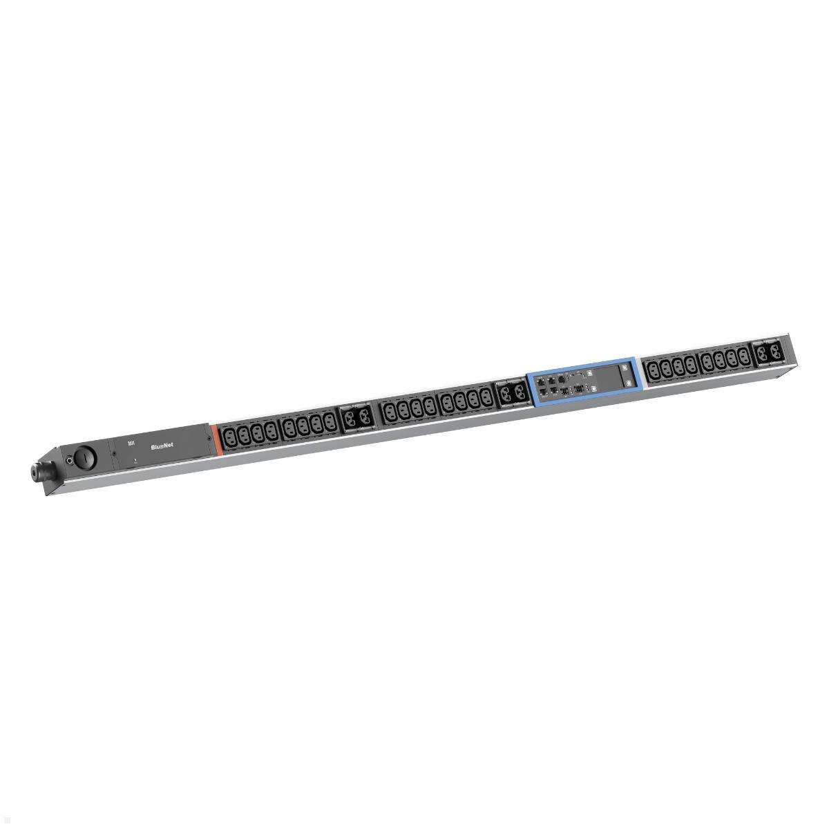 Bachmann BN PRO Metered + – 24xC13 / 6xCombo, 3,0m CEE 16A/5p (BM0024749), 3-phasige Rack PDU