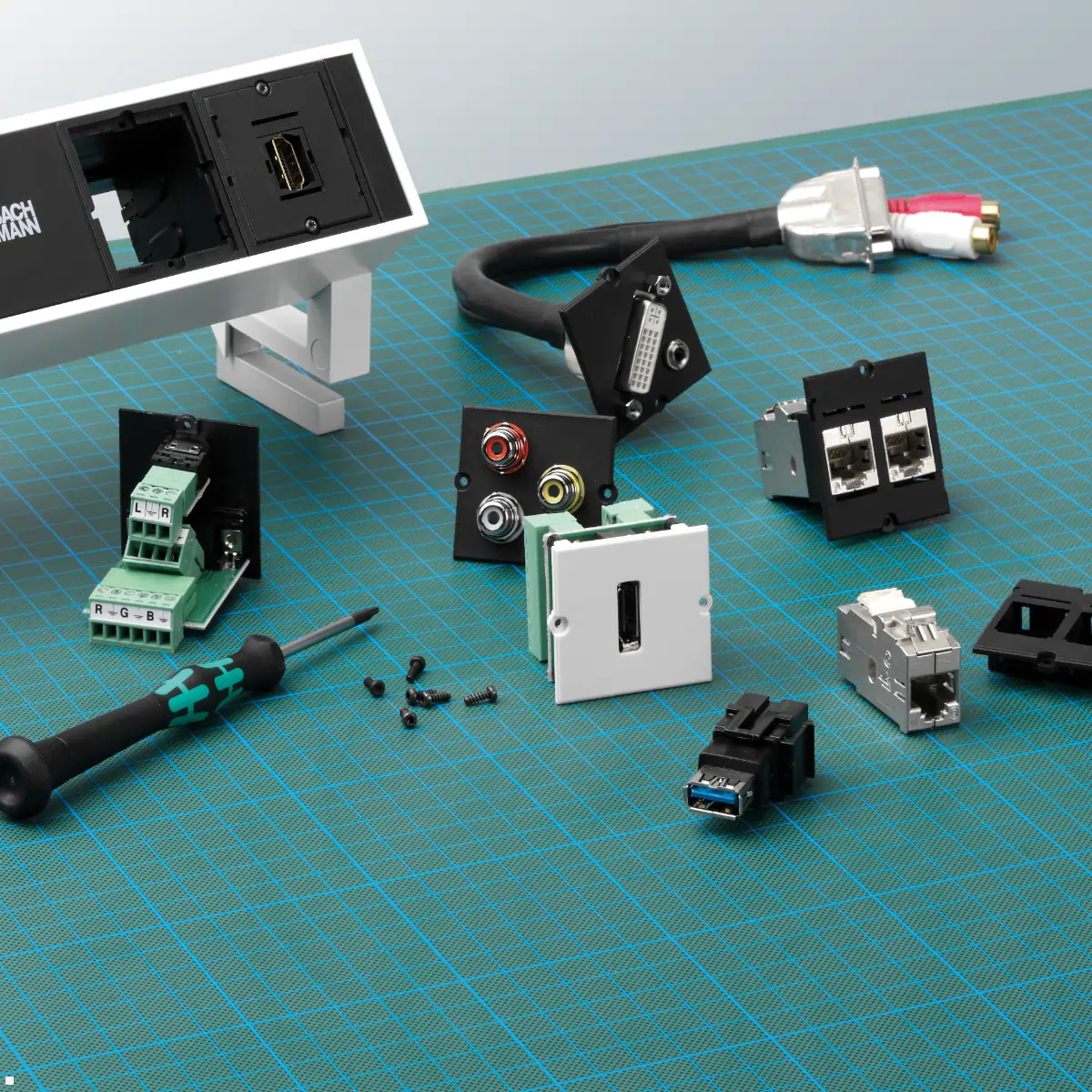 Keystone Button Module With Light What is a Keystone module? Custom modules from Bachmann