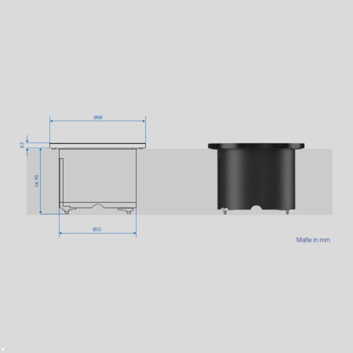 Bachmann PIX Einbau USB-Charger USB-C/USB-C, Ladegerät Unterputz (BM939094), PIX Einbaumaße Bachmann PIX Einbau USB-Charger USB-C/USB-C, Ladegerät Unterputz (BM939094), PIX Einbaumaße