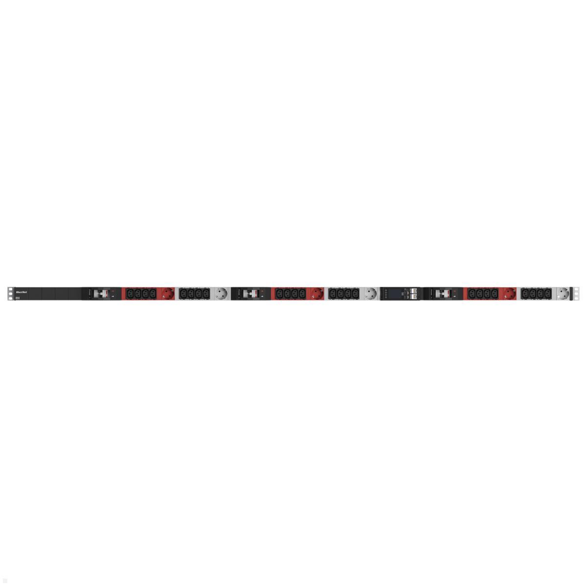 Bachmann BN ESSENTIAL Metered - 32/5p Rack PDU mit 24xC13, 6xCEE7/3 & Display
