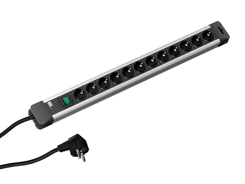 Bachmann CONNECTUS 12x Schutzkontaktsteckdose, 1x Schalter (330.103) Bachmann CONNECTUS 12x Schutzkontaktsteckdose, 1x Schalter (330.103)