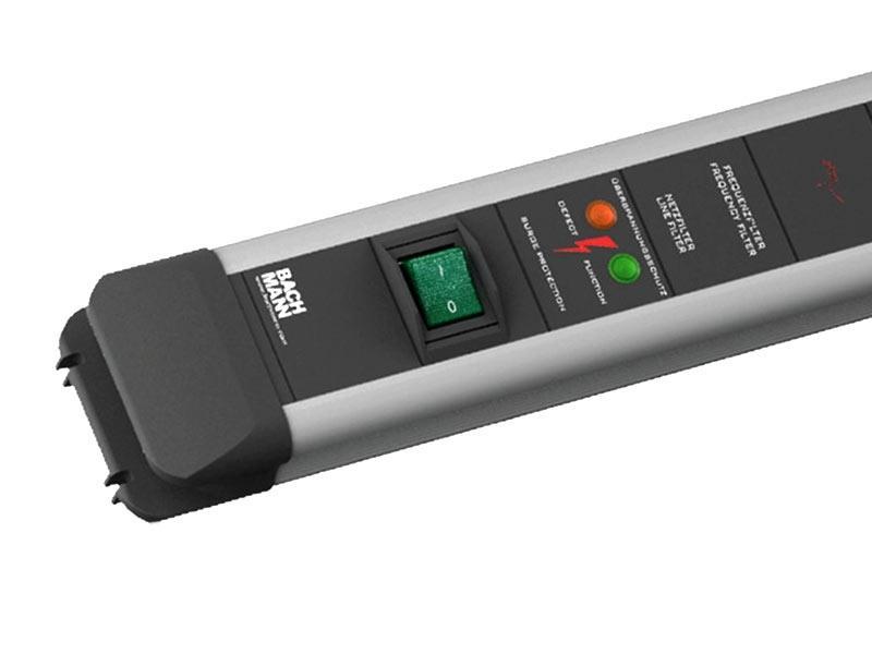 Bachmann CONNECTUS 6x Steckdose, 1x Schalter, NF / FF (330.105) inkl. Schalter Bachmann CONNECTUS 6x Steckdose, 1x Schalter, NF / FF (330.105) inkl. Schalter