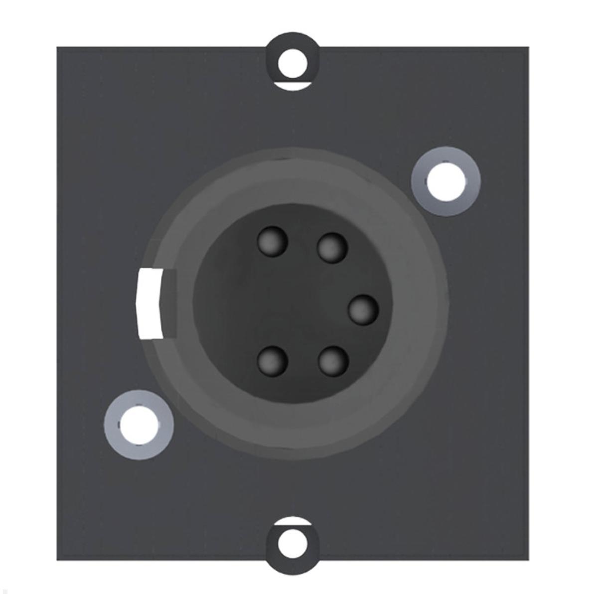 Bachmann Custom Modul 1x XLR 5-polig Buchse (917.101) Bachmann Custom Modul 1x XLR 5-polig Buchse (917.101)