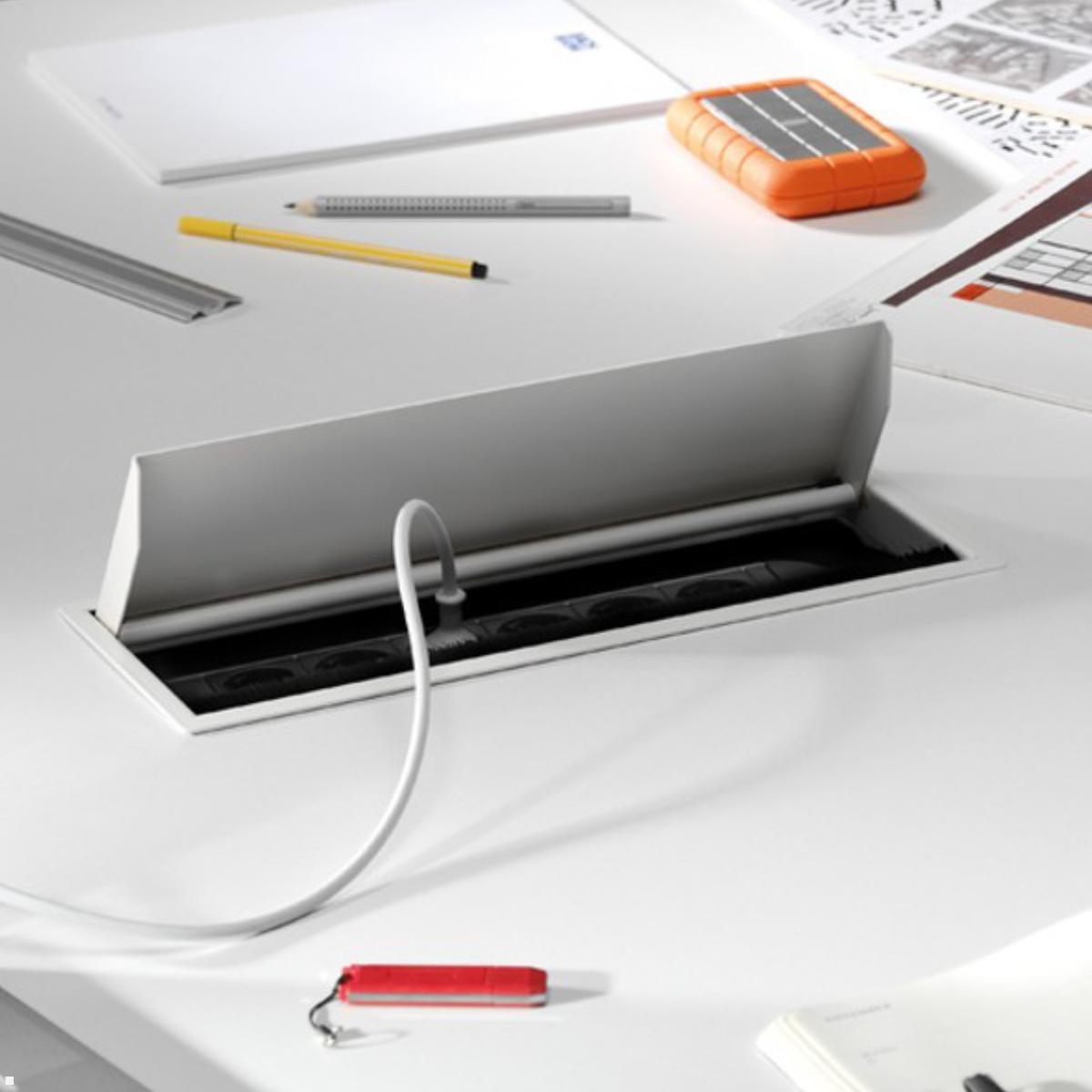 Bachmann CONI Modulträger 4-fach 1x Steckdose, 3x CM (912.026), Anwendungsbeispiel