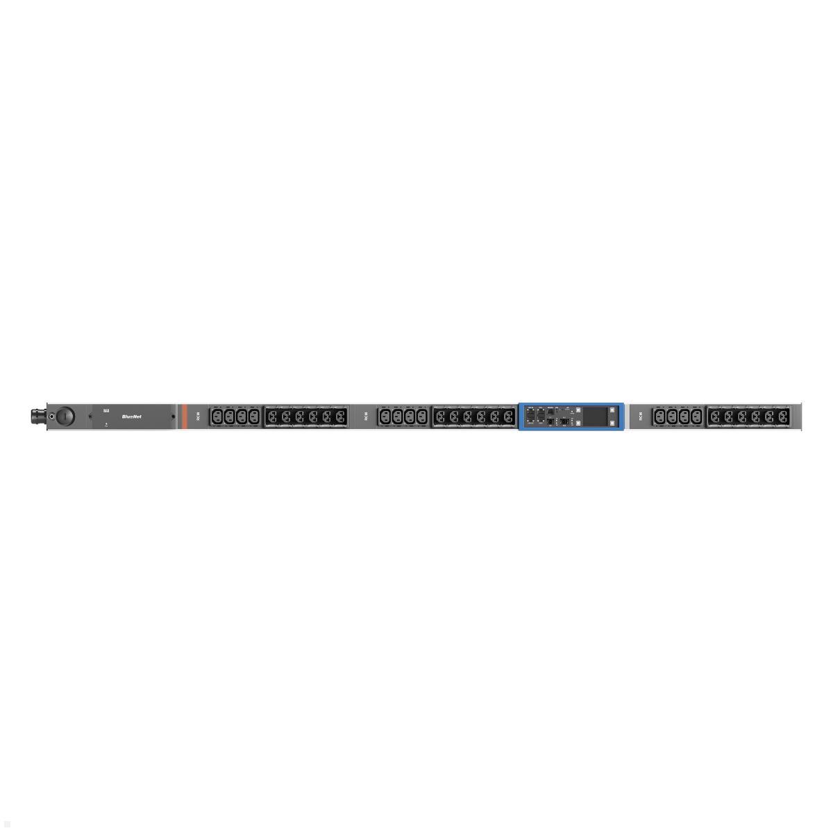 Bachmann BN PRO S Switched RCM - 16A Rack PDU mit 12xC13 18xCombo, 3,0m CEE 16A/5p (BM0024776), Switched RCM C13 PDU