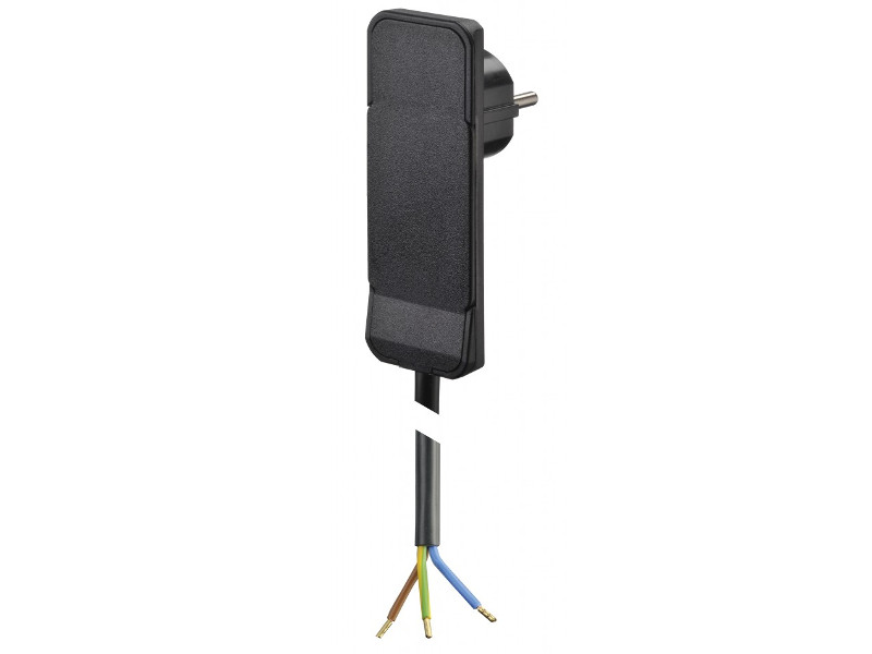 Bachmann FLAT PLUG Flachstecker mit Aderendhülsen (933.003) schwarz