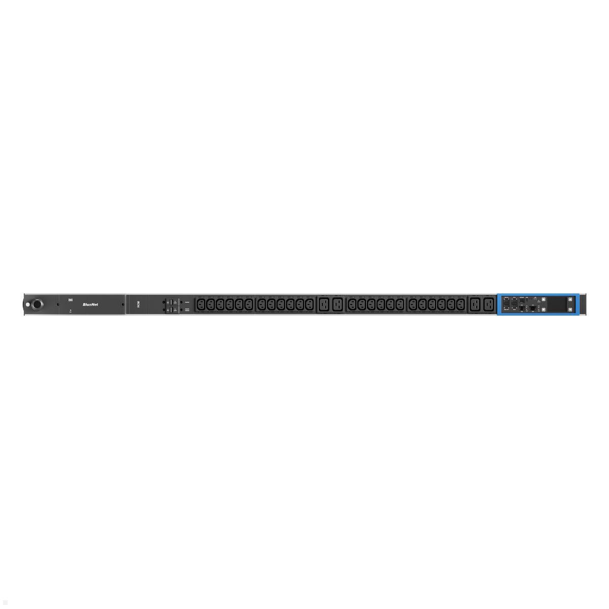 Bachmann BN PRO Metered RCM – 32A Rack PDU mit 24xC13 / 4xC19 / 2xMCB, 3,0m CEE 32A/3p (BM0015593) Maße
