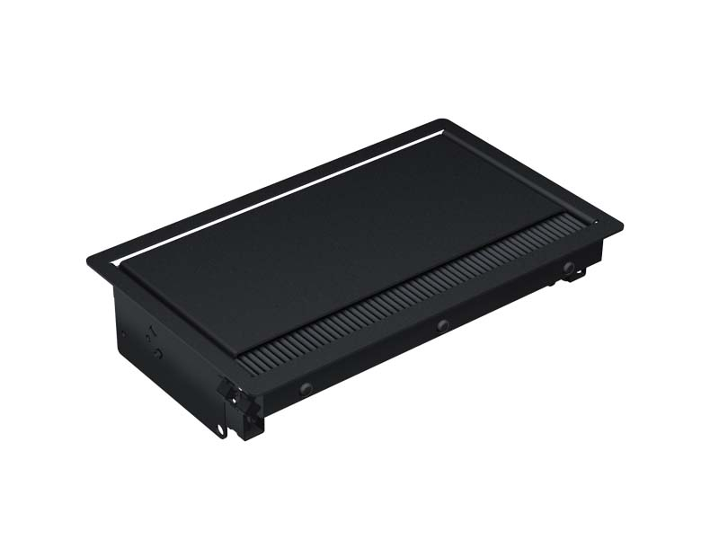 Bachmann CONI Einbaurahmen 3-fach schwarz RAL9005 (911.002) Bachmann CONI Einbaurahmen 3-fach schwarz RAL9005 (911.002)