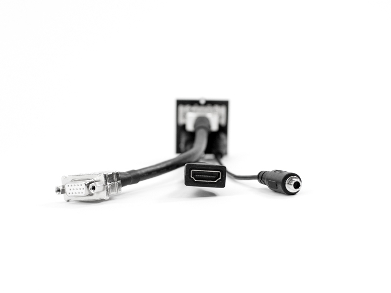 Bachmann Custom Modul VGA, Klinke, HDMI (917.226) Rückansicht Bachmann Custom Modul VGA, Klinke, HDMI (917.226) Rückansicht