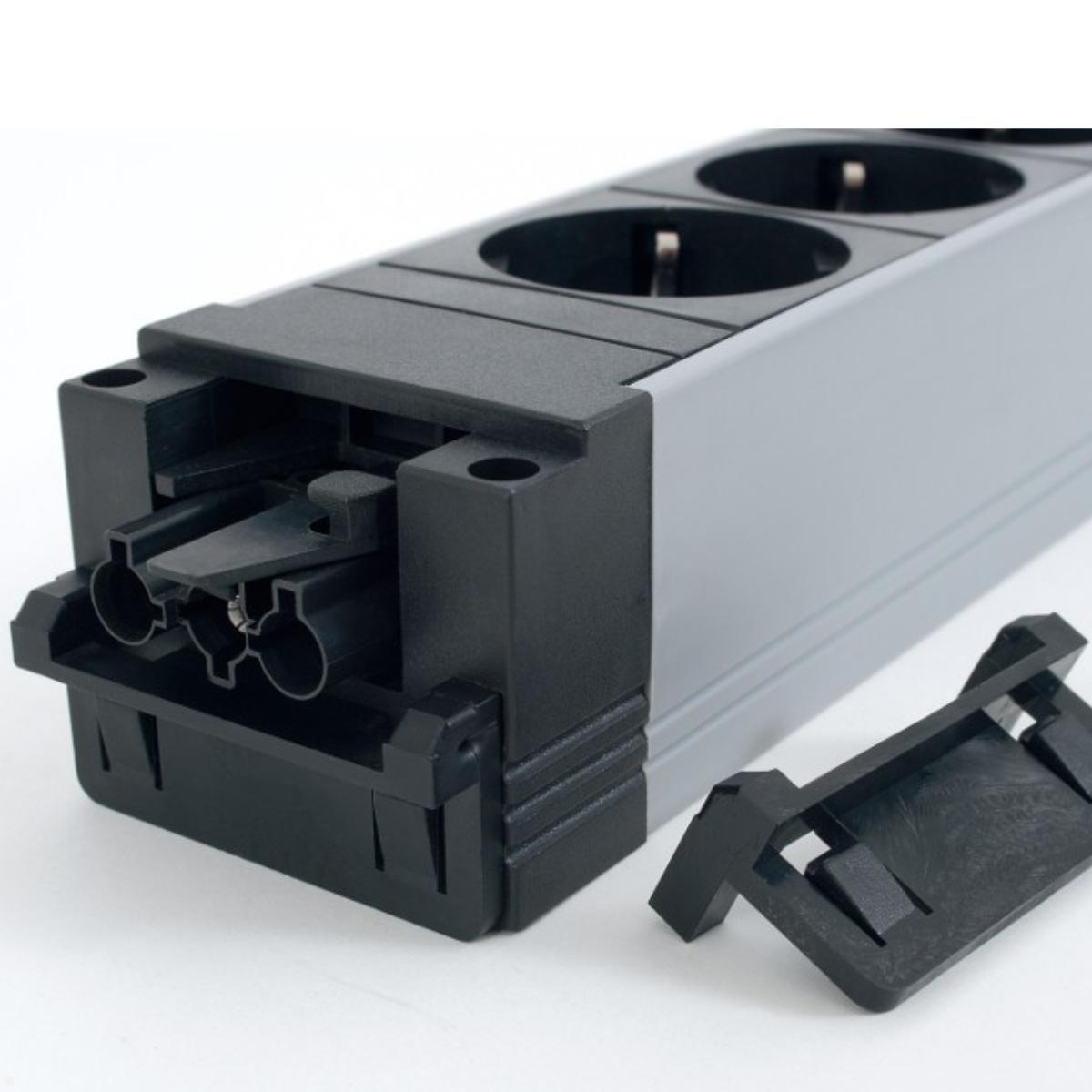 Bachmann STEP ALU 4x CEE7/3 KS GST18i3 (906.18802), Endkappen
