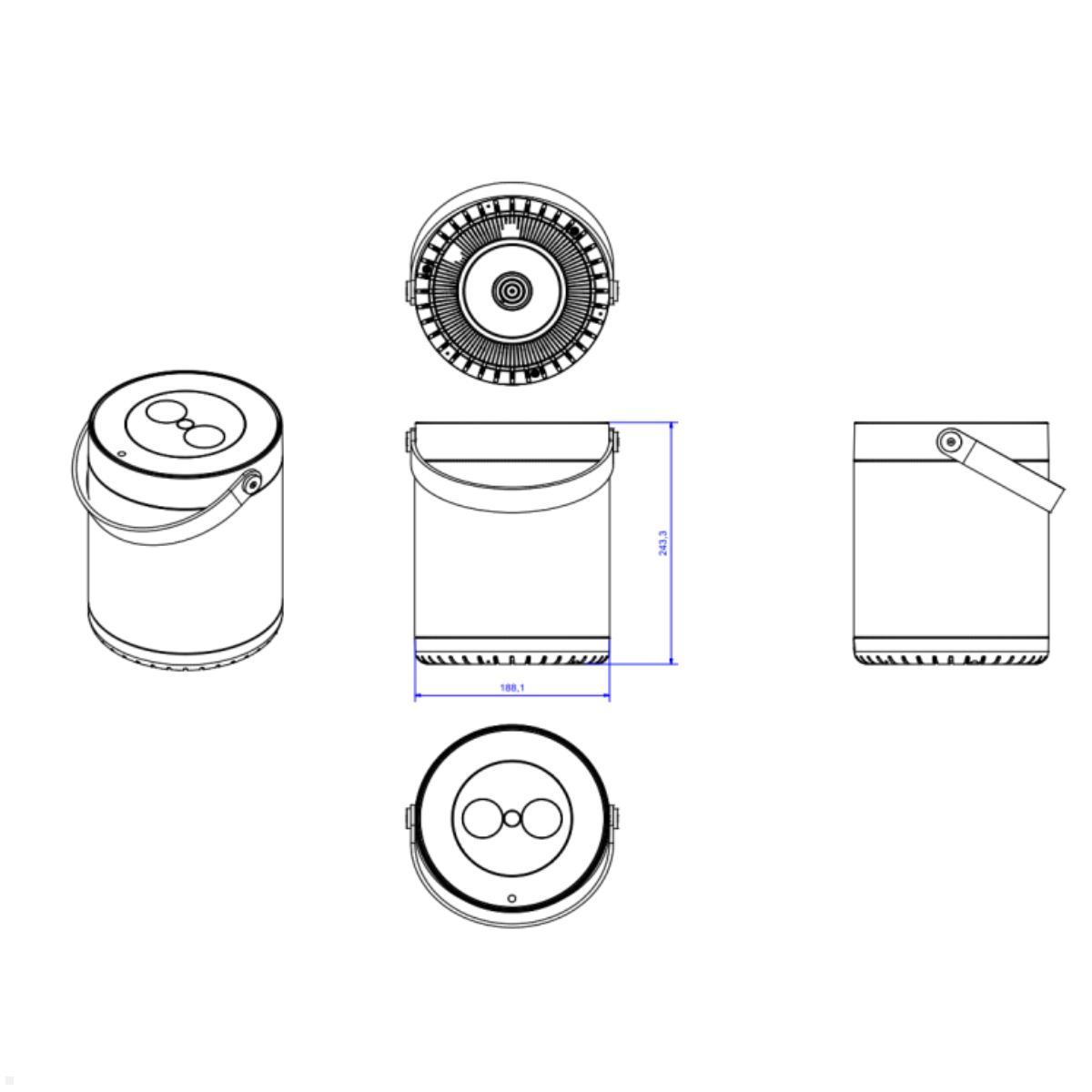 Bachmann MOV:E mit 1x Steckdose 1x USB-Charger A/C (702.5000), Zeichnung Maße Bachmann MOV:E mit 1x Steckdose 1x USB-Charger A/C (702.5000), Zeichnung Maße