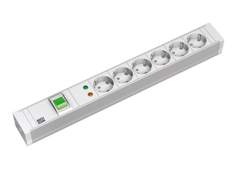 Bachmann IT PDU 19Zoll Steckdosenleiste 6x Steckdose 1x Schalter ÜSE (333.605) Bachmann IT PDU 19Zoll Steckdosenleiste 6x Steckdose 1x Schalter ÜSE (333.605)