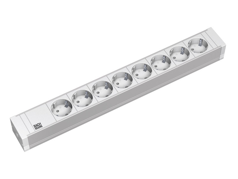 Bachmann IT PDU 19Zoll Steckdosenleiste 8x Schuko PVC 333.601 Bachmann IT PDU 19Zoll Steckdosenleiste 8x Schuko PVC 333.601
