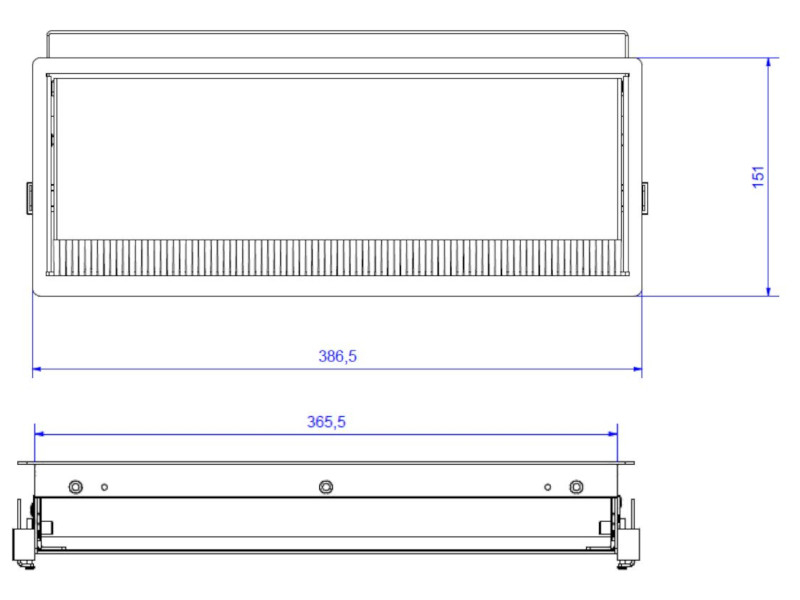 Bachmann CONI Einbaurahmen 6-fach silbergrau (338.0205) Maße Bachmann CONI Einbaurahmen 6-fach silbergrau (338.0205) Maße