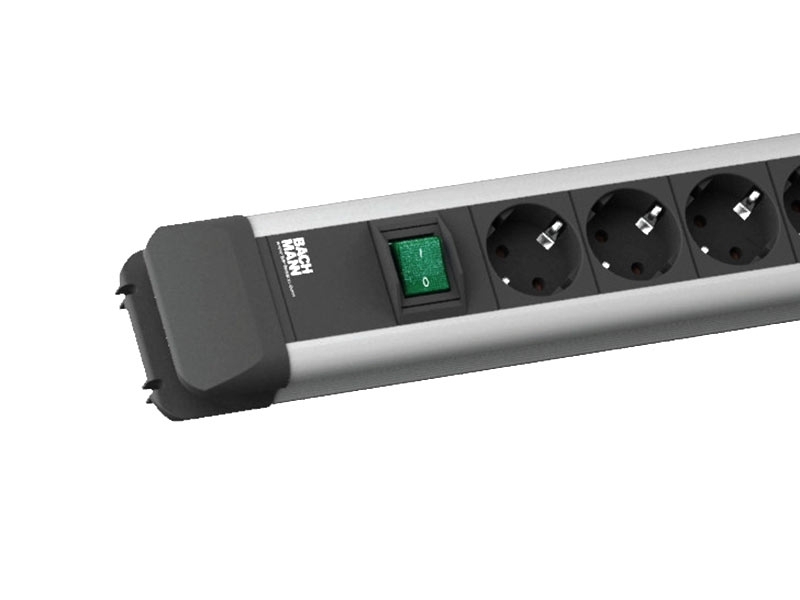 Bachmann CONNECTUS 12x Schutzkontaktsteckdose, 1x Schalter (330.103) inkl. Stecker Bachmann CONNECTUS 12x Schutzkontaktsteckdose, 1x Schalter (330.103) inkl. Stecker