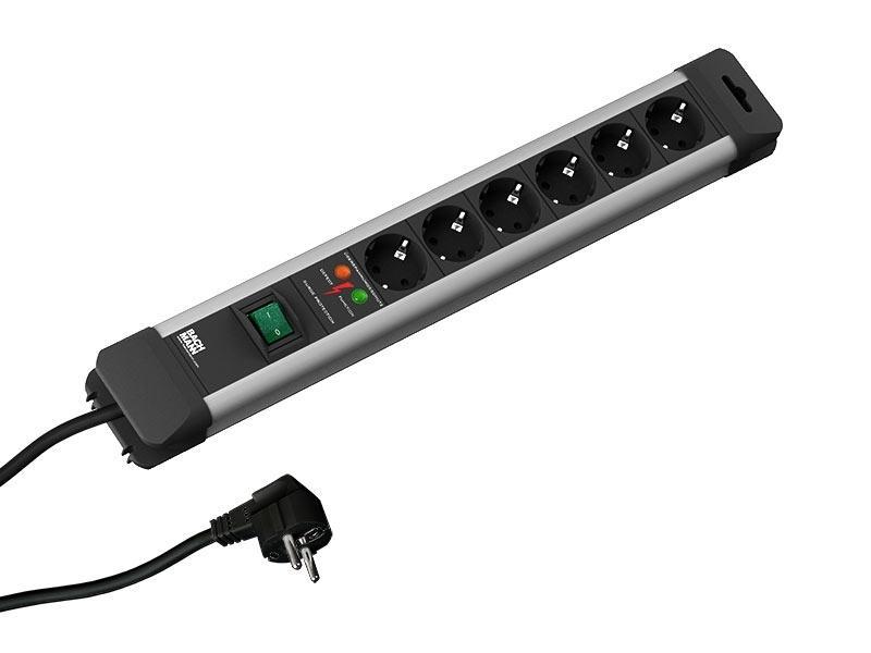 Bachmann CONNECTUS 6x Steckdose, 1x Schalter, ÜSE (330.104) Bachmann CONNECTUS 6x Steckdose, 1x Schalter, ÜSE (330.104)
