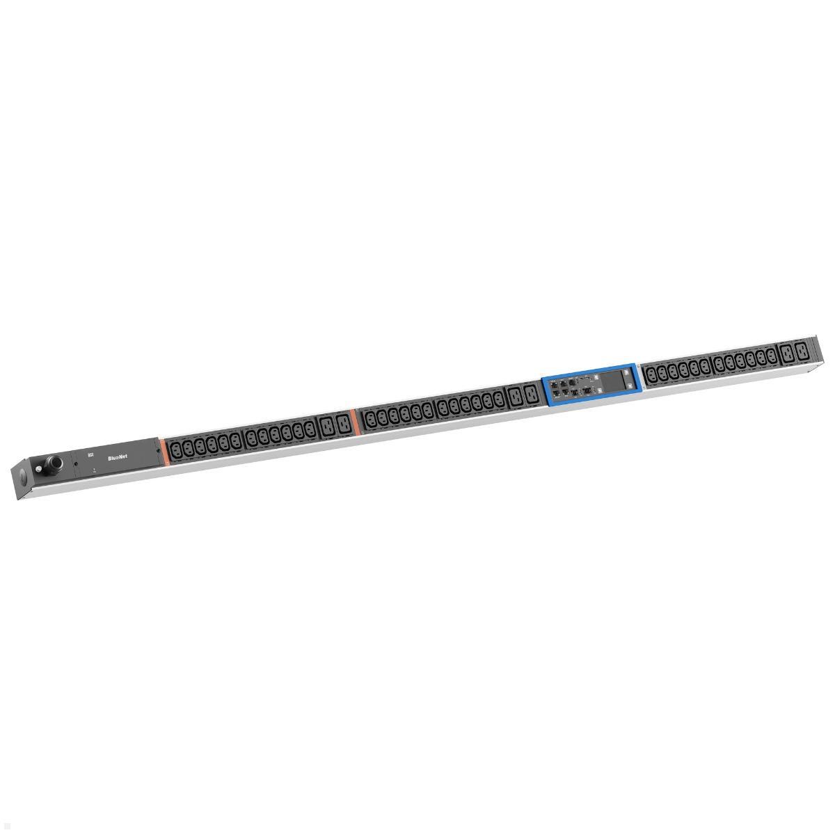 Bachmann BN PRO Metered – 16A Rack PDU mit 36xC13 / 6xC19 & Display, 3,0m CEE 16A/5p (BM0015590)