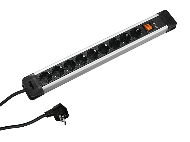 Bachmann CONNECTUS 9x Schutzkontaktsteckdose, 1x Schalter (330.102) Bachmann CONNECTUS 9x Schutzkontaktsteckdose, 1x Schalter (330.102)