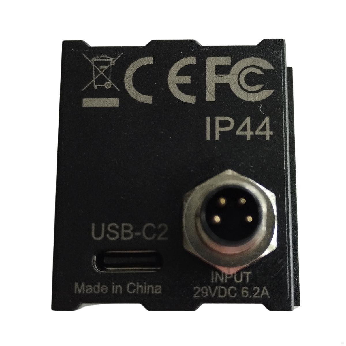 Bachmann PIX Einbau USB-Charger USB-C/USB-C, Ladegerät Unterputz (BM939094), Custome Modul Rückansicht Bachmann PIX Einbau USB-Charger USB-C/USB-C, Ladegerät Unterputz (BM939094), Custome Modul Rückansicht