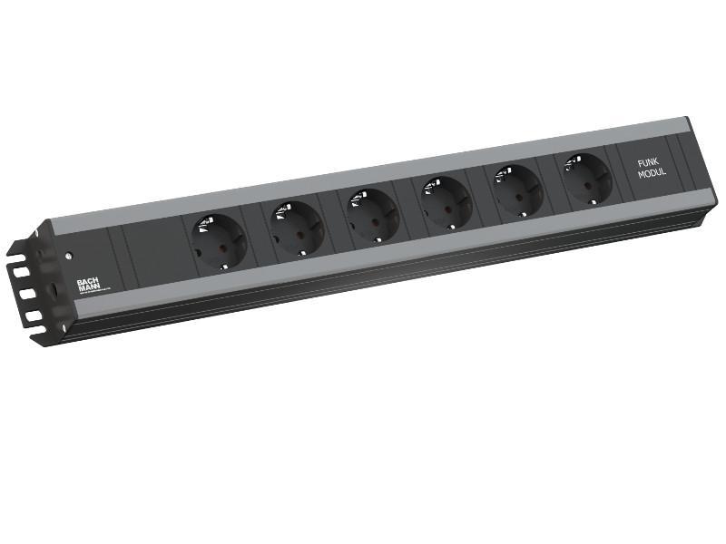 Bachmann Handwerkerleiste 6x Steckdose, Funkmodul (821.001)