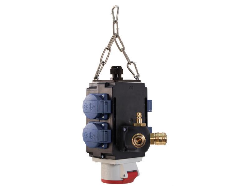 Bachmann Energiewürfel 4x Steckdose, 1x CEE, 1x Druckluftanschluss (349.303) Bachmann Energiewürfel 4x Steckdose, 1x CEE, 1x Druckluftanschluss (349.303)