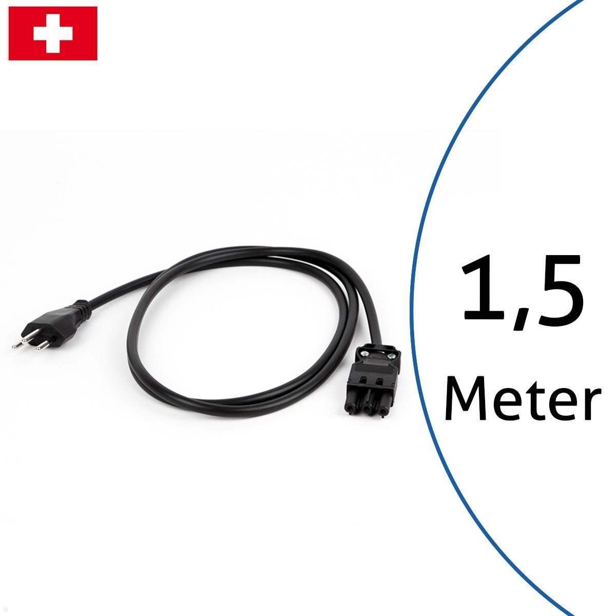 Bachmann Gerätezuleitung Kabel CH Schweiz GST18 1,5m (375.016) Bachmann Gerätezuleitung Kabel CH Schweiz GST18 1,5m (375.016)