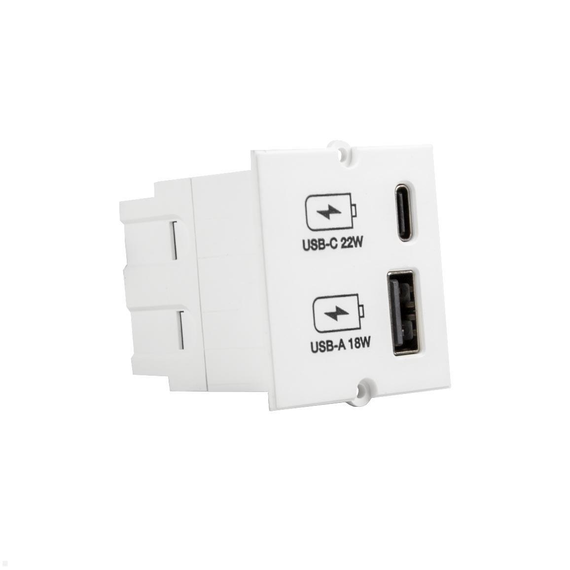 Bachmann PIX Einbau USB Charger USB-A / USB-C Ladegerät (926.330), Custom Modul Bachmann PIX Einbau USB Charger USB-A / USB-C Ladegerät (926.330), Custom Modul
