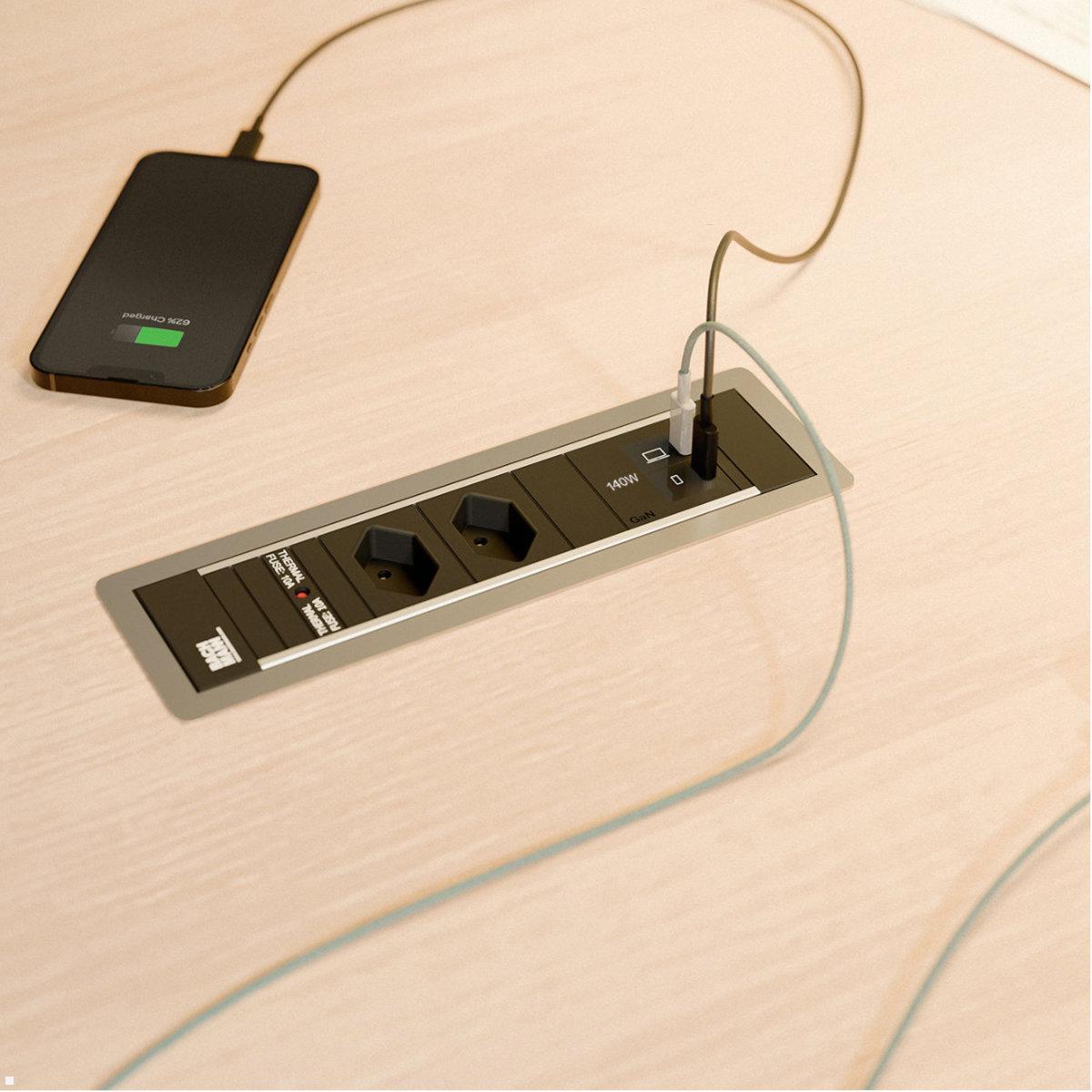 Bachmann Custom Modul USB C/C/C Charger mit Netzteil 180W (BM0021867), Anwendung Bachmann Custom Modul USB C/C/C Charger mit Netzteil 180W (BM0021867), Anwendung