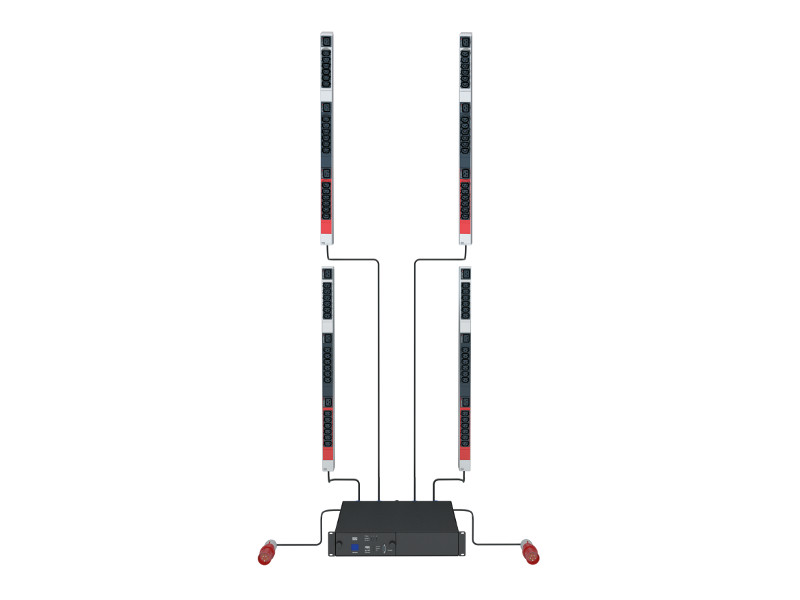 Bachmann IT PDU Steckdosenleiste 18xC13 3xC19 800.0104 Vertikalmontage Bachmann IT PDU Steckdosenleiste 18xC13 3xC19 800.0104 Vertikalmontage
