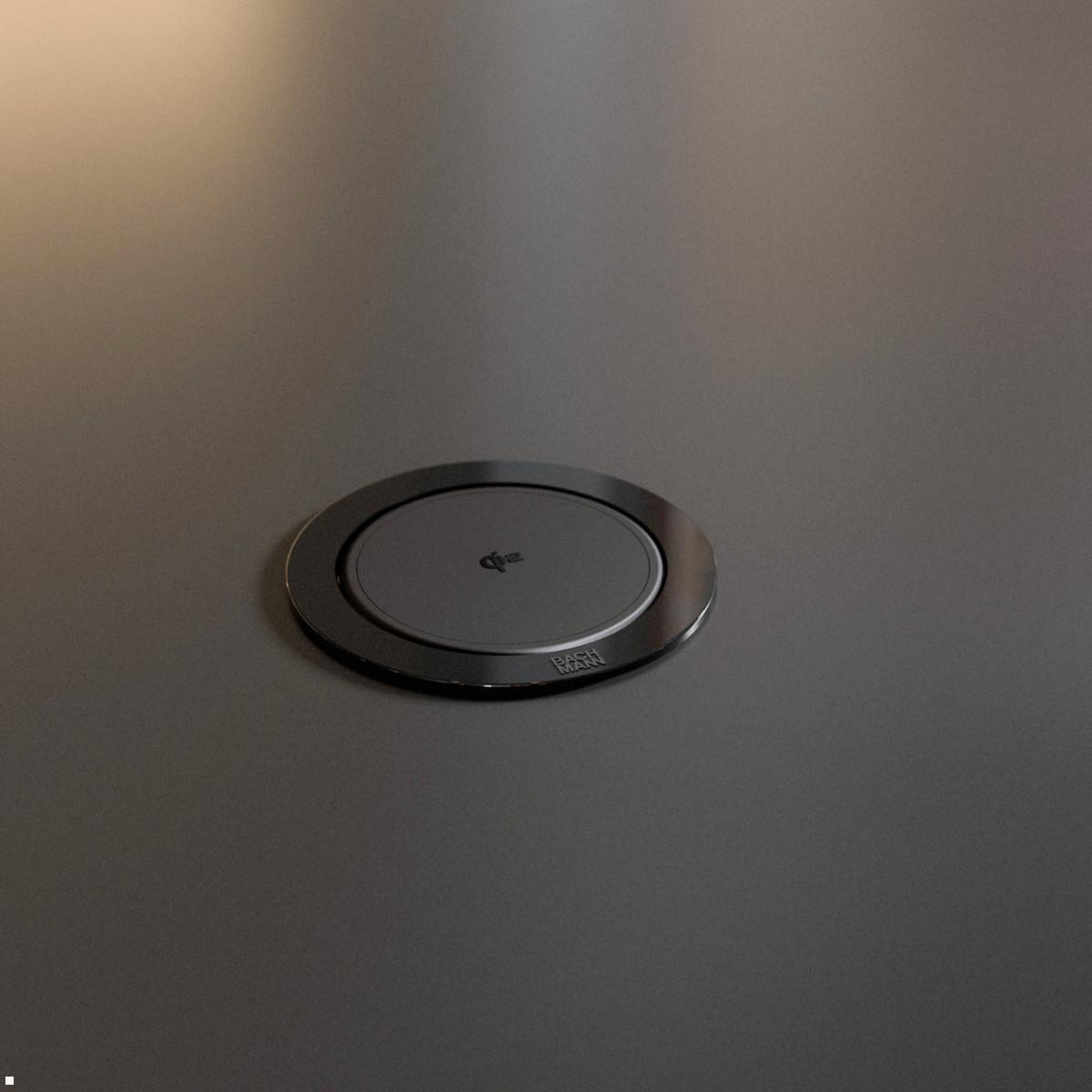 Bachmann ELEVATOR 2 Einbausteckdose Wireless Charger – IP44 Spritzwasserschutz