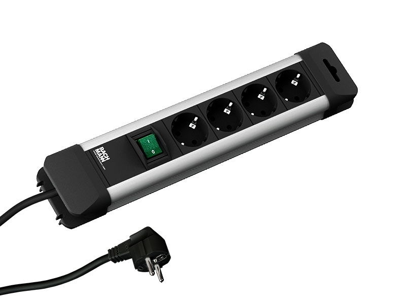 Bachmann CONNECTUS 4x Schutzkontaktsteckdose, 1x Schalter (330.100) Bachmann CONNECTUS 4x Schutzkontaktsteckdose, 1x Schalter (330.100)