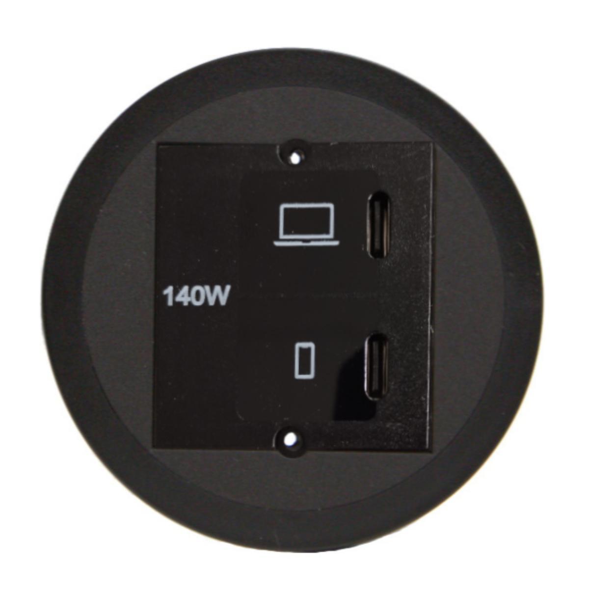 Bachmann PIX Einbau USB-Charger USB-C/USB-C, Ladegerät Unterputz (BM939094) Bachmann PIX Einbau USB-Charger USB-C/USB-C, Ladegerät Unterputz (BM939094)