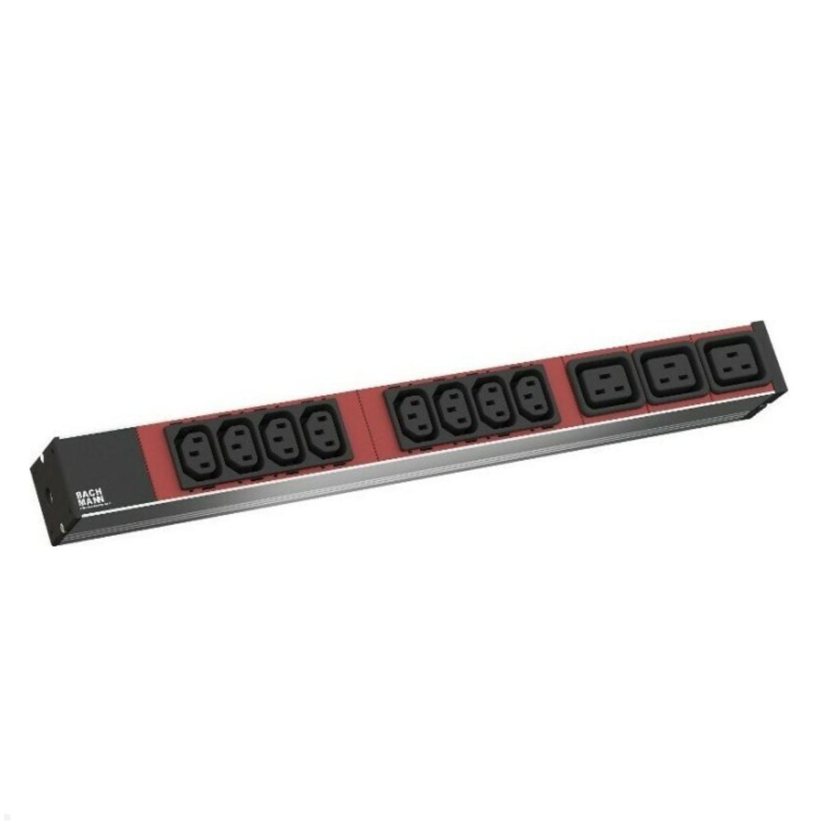 Bachmann IT PDU 19Zoll Steckdosenleiste 11-fach 8x C13, 3x C19, 1HE (800.2332) Bachmann IT PDU 19Zoll Steckdosenleiste 11-fach 8x C13, 3x C19, 1HE (800.2332)