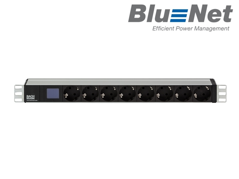 Bachmann 19 Zoll Steckdosenleiste BlueNet BN0500 8x Schuko (800.2054) Bachmann 19 Zoll Steckdosenleiste BlueNet BN0500 8x Schuko (800.2054)