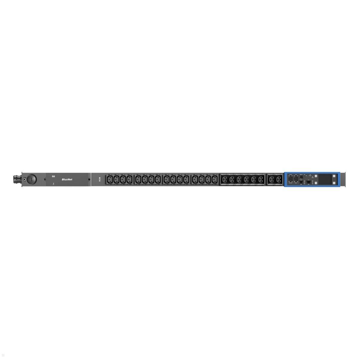 Bachmann BN PRO Metered + RCM – 16xC13 / 8xCombo, 3,0m CEE 16A/3p (BM0024748), C13 Kaltgerätedose