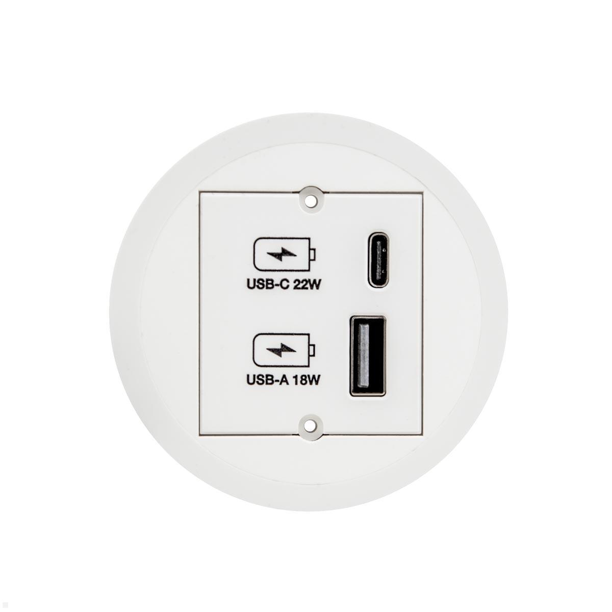 Bachmann PIX Einbau USB Charger USB-A / USB-C Ladegerät (926.330) Bachmann PIX Einbau USB Charger USB-A / USB-C Ladegerät (926.330)