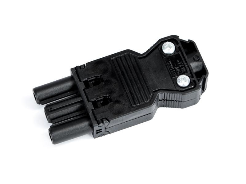 Bachmann Gerätebuchse Schraubanschluss Wieland GST18i3 schwarz (375.505) Bachmann Gerätebuchse Schraubanschluss Wieland GST18i3 schwarz (375.505)