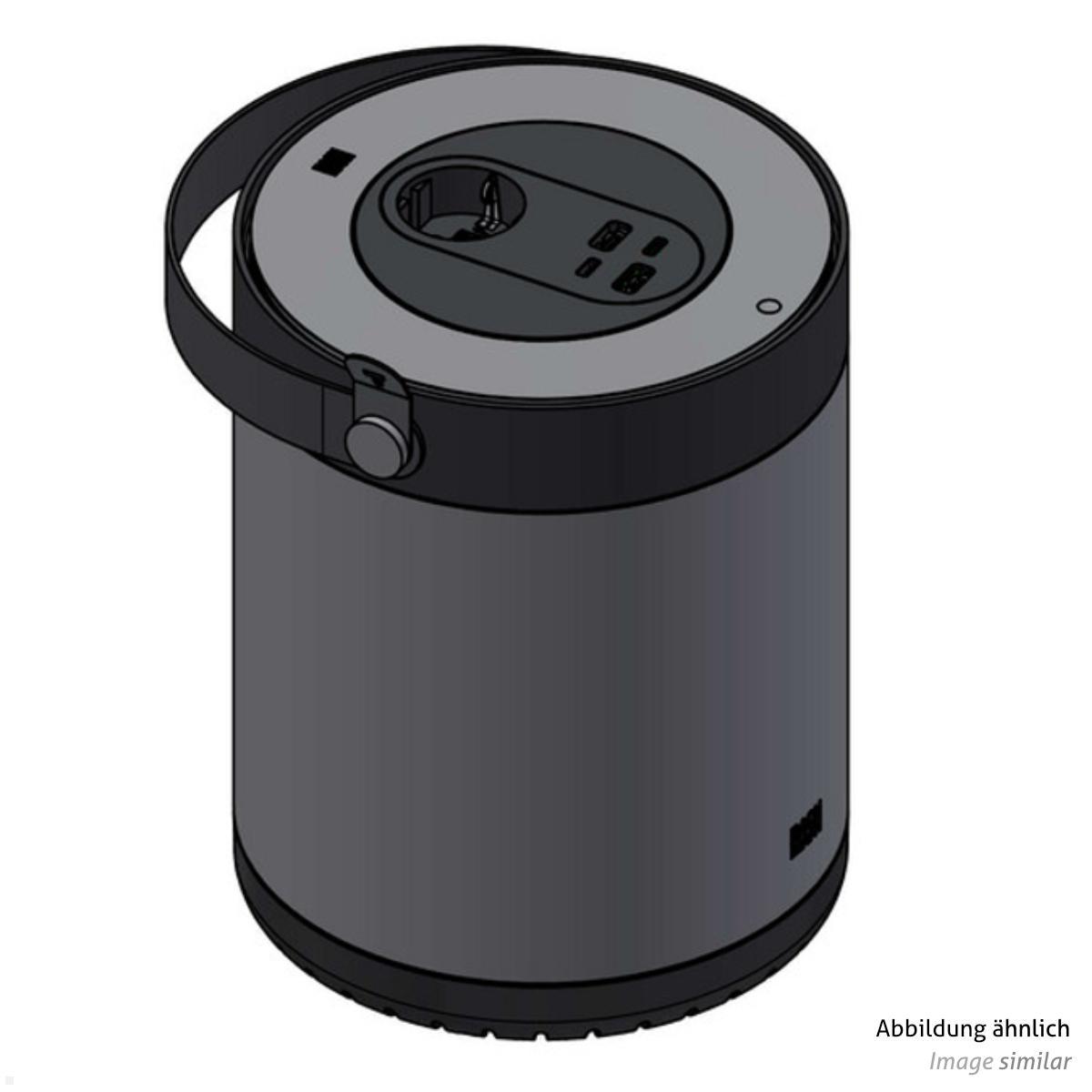 Bachmann MOV:E Power Unit 2x USB A/C Charger mit Schloss Adapter, weiß (BM0011008)