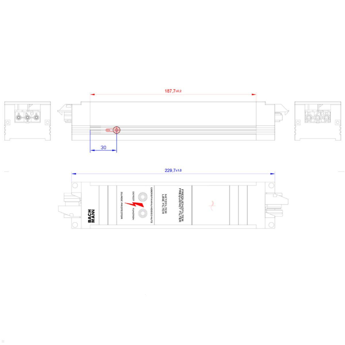 Power strip Step full device protection Bachmann 906.18810