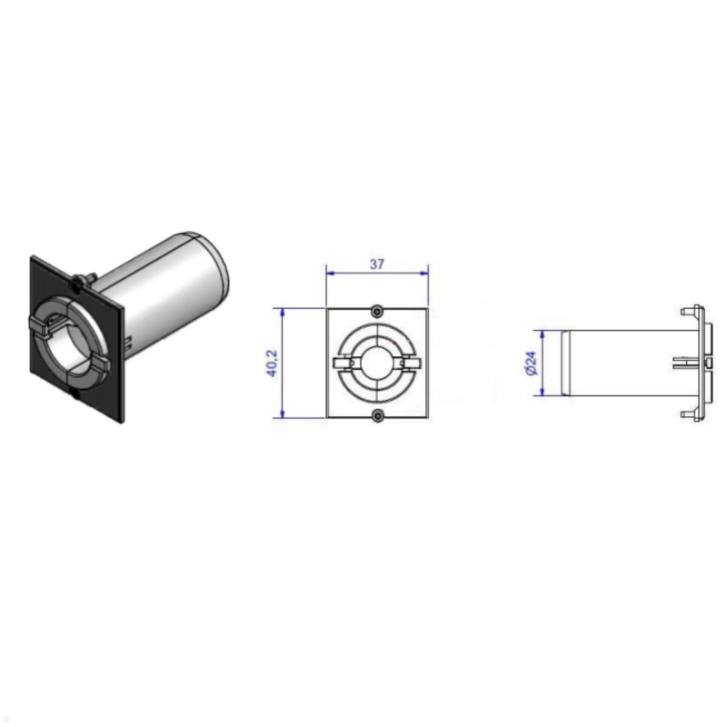 Bachmann custom module data cable bushing (917.032)